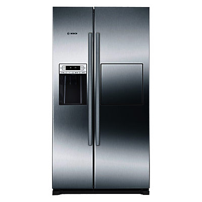 Bosch KAG90AI20G American Style Freestanding Fridge Freezer, A+ Energy Rating, 91cm Wide
